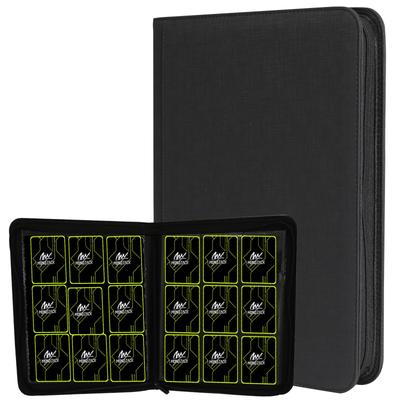 Картотека MONO ZACK, папка для коллекционных карточек, 9 карманов, вмещает 360 карт, совместимый чехол для картотеки (черный)