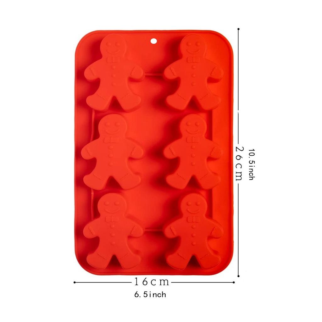 Christmas Silicone Baking Molds  Chocolate Candy Molds Set For Cake Toppers, Ice Cubes, Jello, DIY Cake Candles