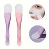 Silicone Facial Mask Brush Facial Cleaning Scraper Silicone Brush For Smearing Mud Facial Mask Beauty Tools