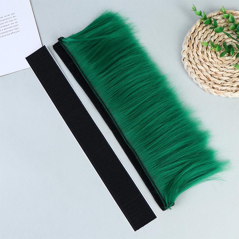 Punk Mohawk Synthetic Wigs Colorful Helmet Decorations For Motorcycle Bicycle Accessories Reusable Hair Stylish Riders