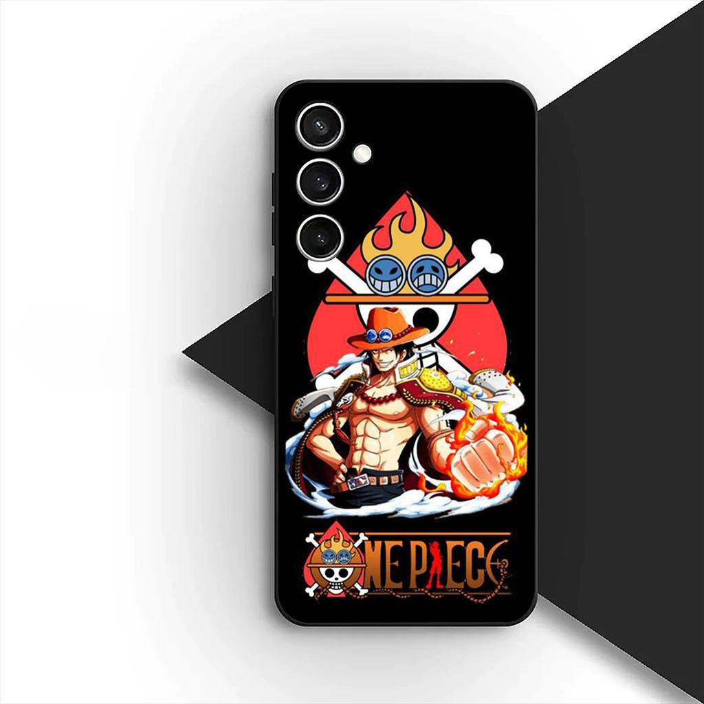 Portgas D Ace One Pieces Luffy Phone Case for OPPO A80 A18 A16 A40 A17 A15 A38 A78 A79 A54 A57 A12 A60 4G 5G Protective Cover