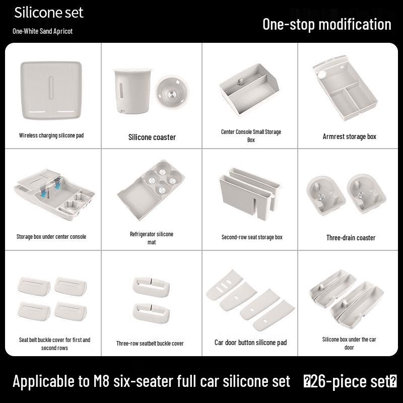 AITO M7 M8 M9 Accessories: Wireless Charger Pad & Interior Trim Mod Kit