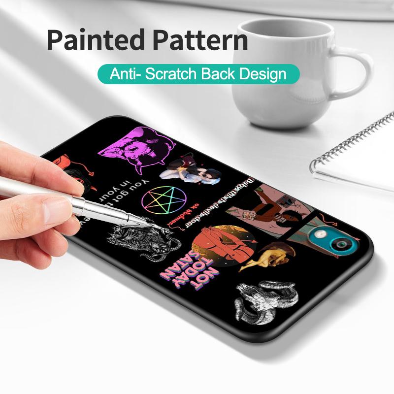 Black Tpu Case For Honor 8a Prime 8s 9 10X Lite 9A 9C 9X Premium Pro 9S Case Cover Satanic Skull