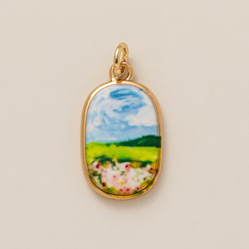 Красочный дофаминовый кулон с масляными каплями, милый кулон-шарм в виде клубничного краба, раковины сердца, для изготовления ювелирных изделий