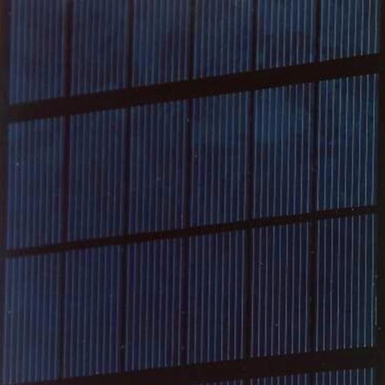 Portable Solar Panel Charger High Conversion Efficiency Universal Outdoor 1.5W 6V Emergency Power Panel for Phones Fans