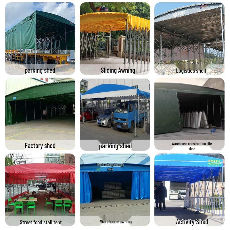 Outdoor Retractable Canopy with Frame