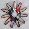 Egg Rolls European and American Princess Shoes Spring and Autumn Flying Woven Single Shoes Flat Sole 34-43 Large Size Women's Shoes Soft Sole Knitted