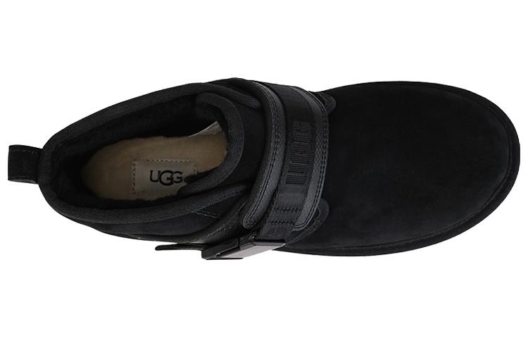 UGG Neumel Snapback Пряжка Флисовая Подкладка Снежные Сапоги Черный 1118570-BLK
