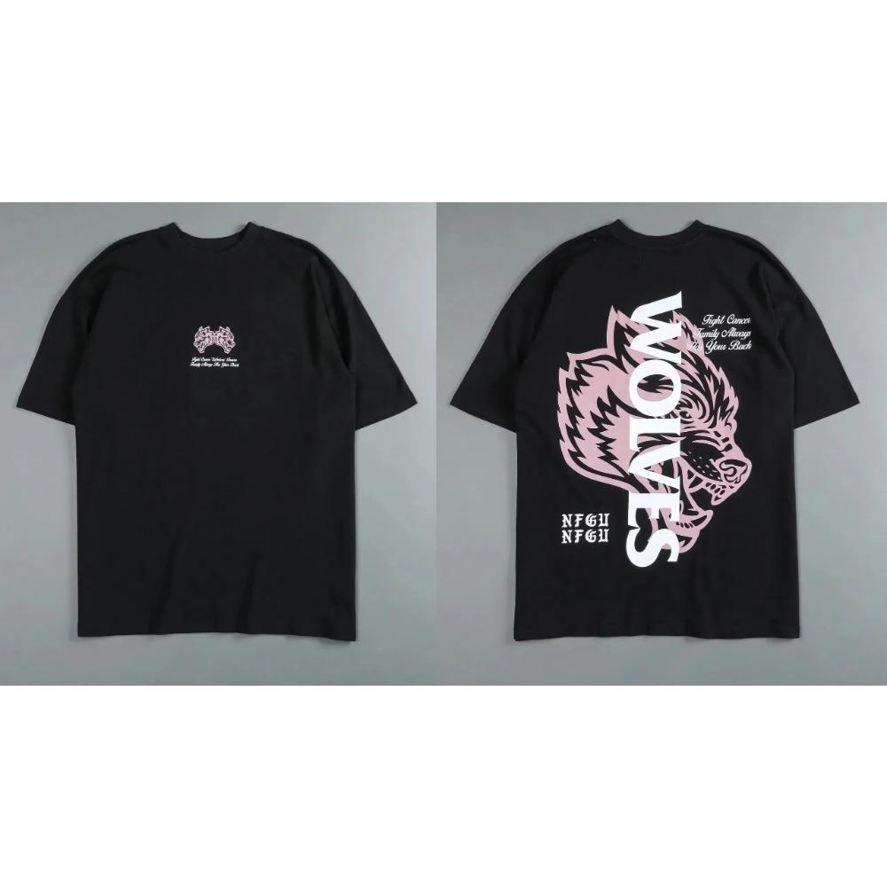 Спортивные футболки Darc Wolf Оверсайз Графический принт Техника DTG Тренировка Спортзал Фитнес Мужские футболки с коротким рукавом Футболки Darc Wolves