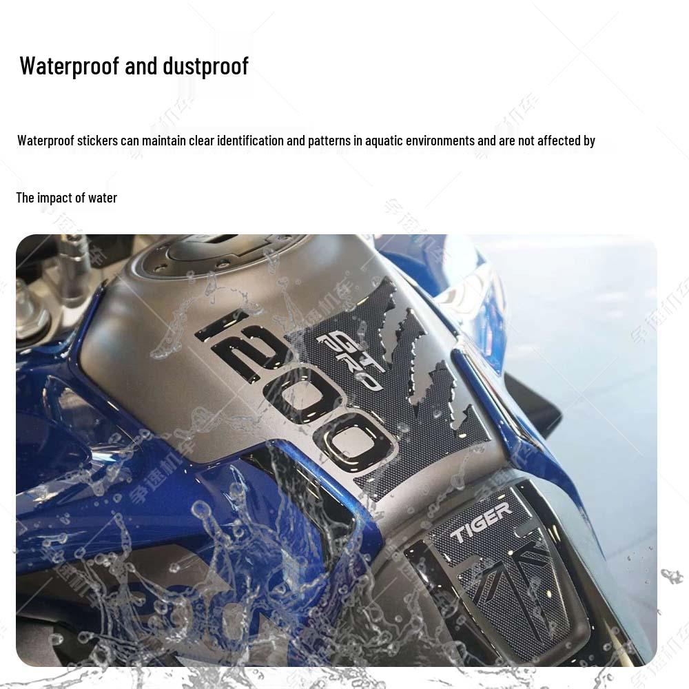 Водонепроницаемая 3D-наклейка из эпоксидной смолы для Triumph Tiger 1200 GT Pro (2022-2025)