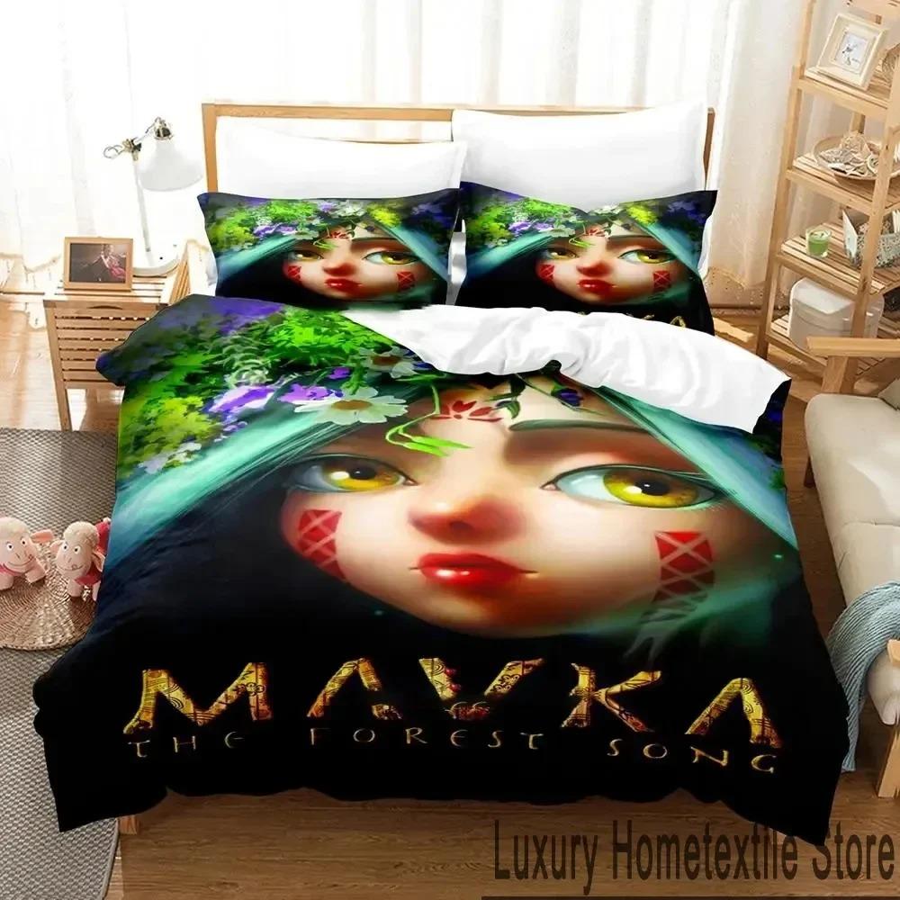 3D-принт Mavka The Forest Song Комплект постельного белья для мальчиков и девочек Twin Queen King Size Пододеяльник Наволочка Кровать для мальчиков и взрослых