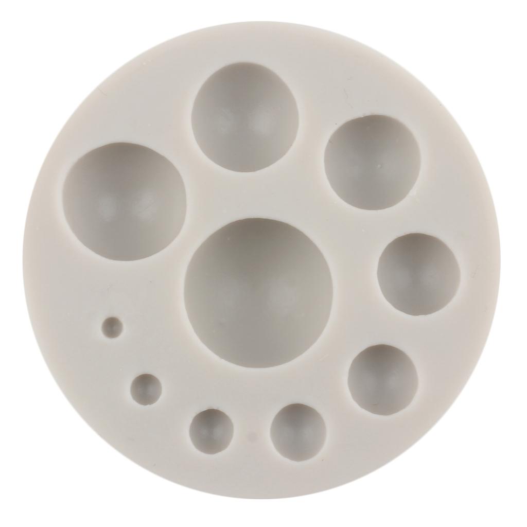 Жемчужная форма для помадки, жемчужная полусфера, шоколадные силиконовые формы для украшения торта, топпер для кексов, конфетная жевательная паста, формы из полимерной глины