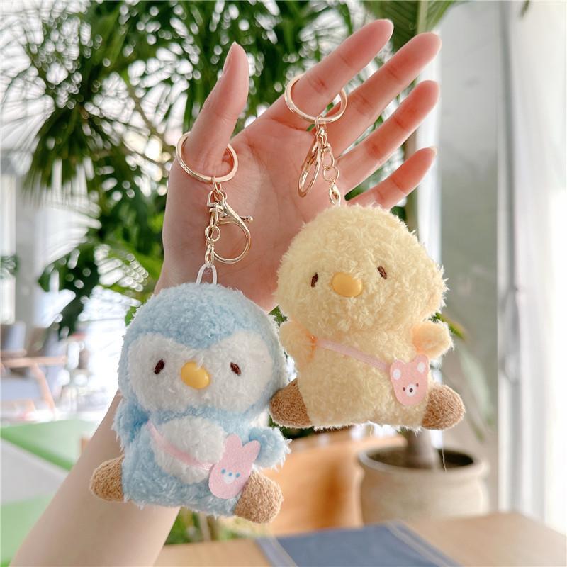 Adorable Cute Plush Penguin Keychain Soft Stuffed Animal Toy For Kids And Adults