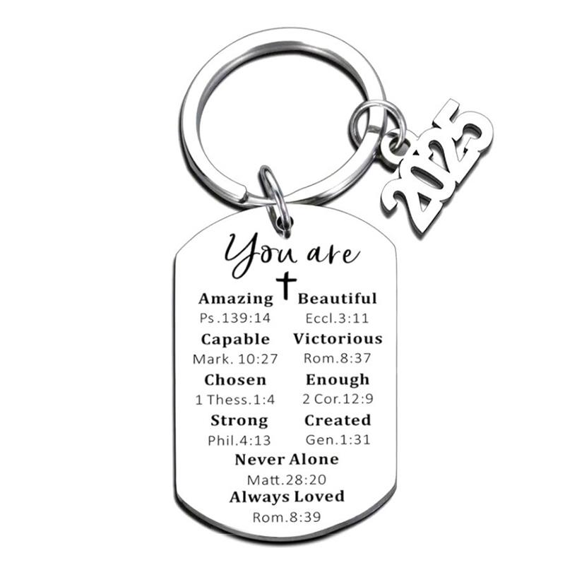 Выпускной брелок 2025 года, вдохновленные подарки для выпускников университетского колледжа, средней школы, сувенир для старшеклассников