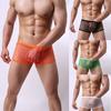 Mother_Care Men Hollow Out Low-Waist Sexy Mesh Sexy Underwear Shorts Briefs