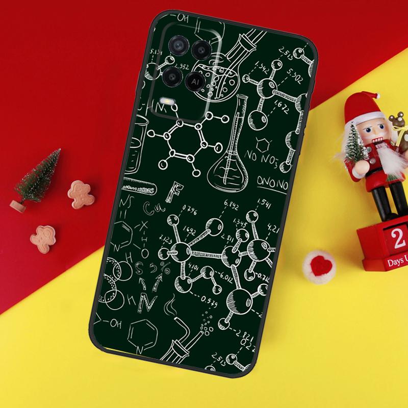 Винтажная Химическая Лаборатория Чехол для OPPO A74 A94 A17 A16 A15 A79 A58 A78 A98 A77 A5 A9 A96 A76 A52 A72 A57S A54S A53S