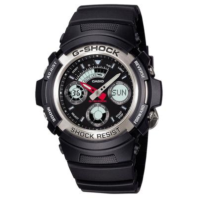 Мужские часы G-Shock AW-590-1AJF Black | Официальная японская модель