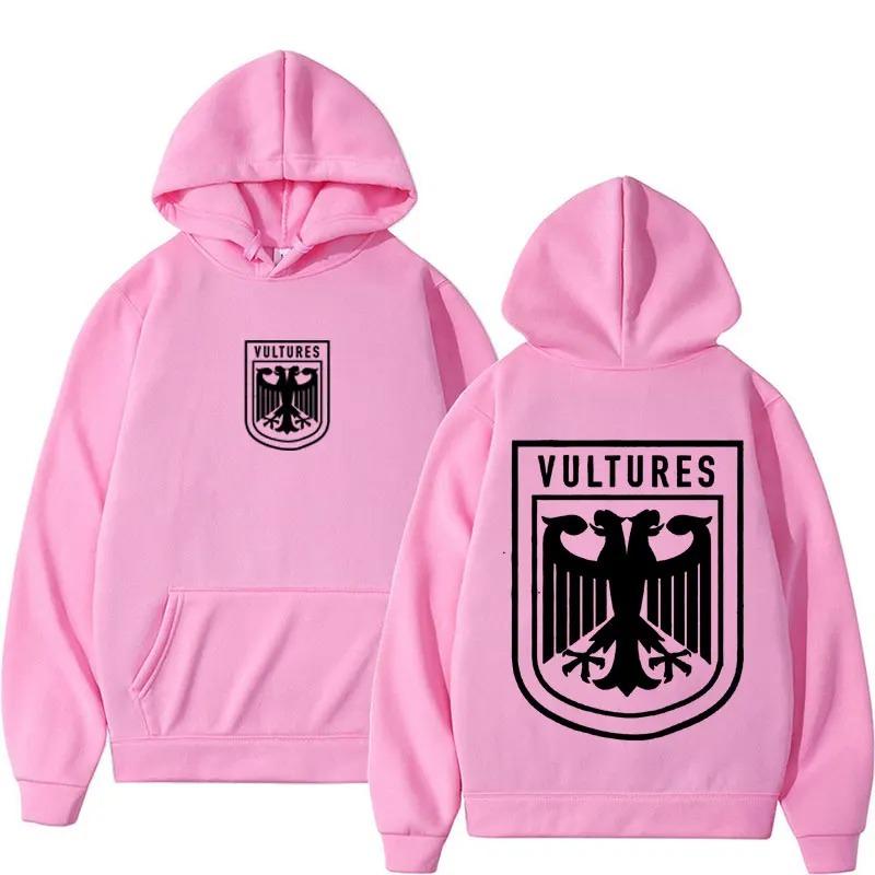 Толстовка с логотипом рэпера Kanye West Vultures, унисекс, женская мода в стиле хип-хоп, винтажные пуловеры, толстовка, повседневные флисовые толстовки, уличная одежда унисекс
