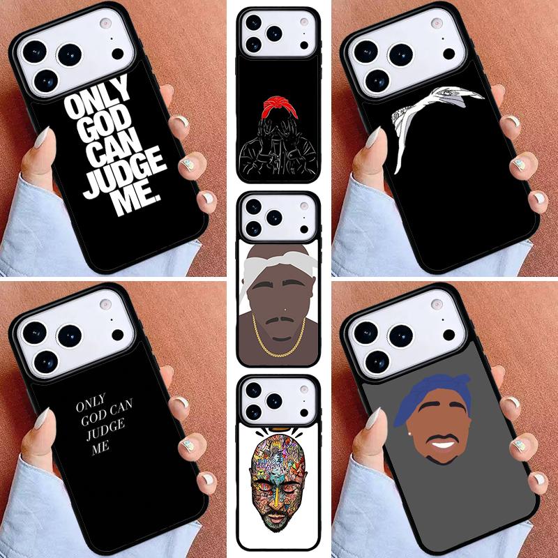Чехол для телефона Hip Hop 2Pac Tupac Shakur для iPhone 16e 15 14 13 12 17 Pro Max Plus Air 17pro Чехол Coque