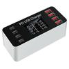 Зарядное устройство WLX-A9 65 Вт с 8 портами USB PD, 4 USB-A+4 USB-C, настольная зарядная станция с быстрой зарядкой, вилка европейского стандарта, вилка американского стандарта, кабель переменного тока длиной 1,2 м