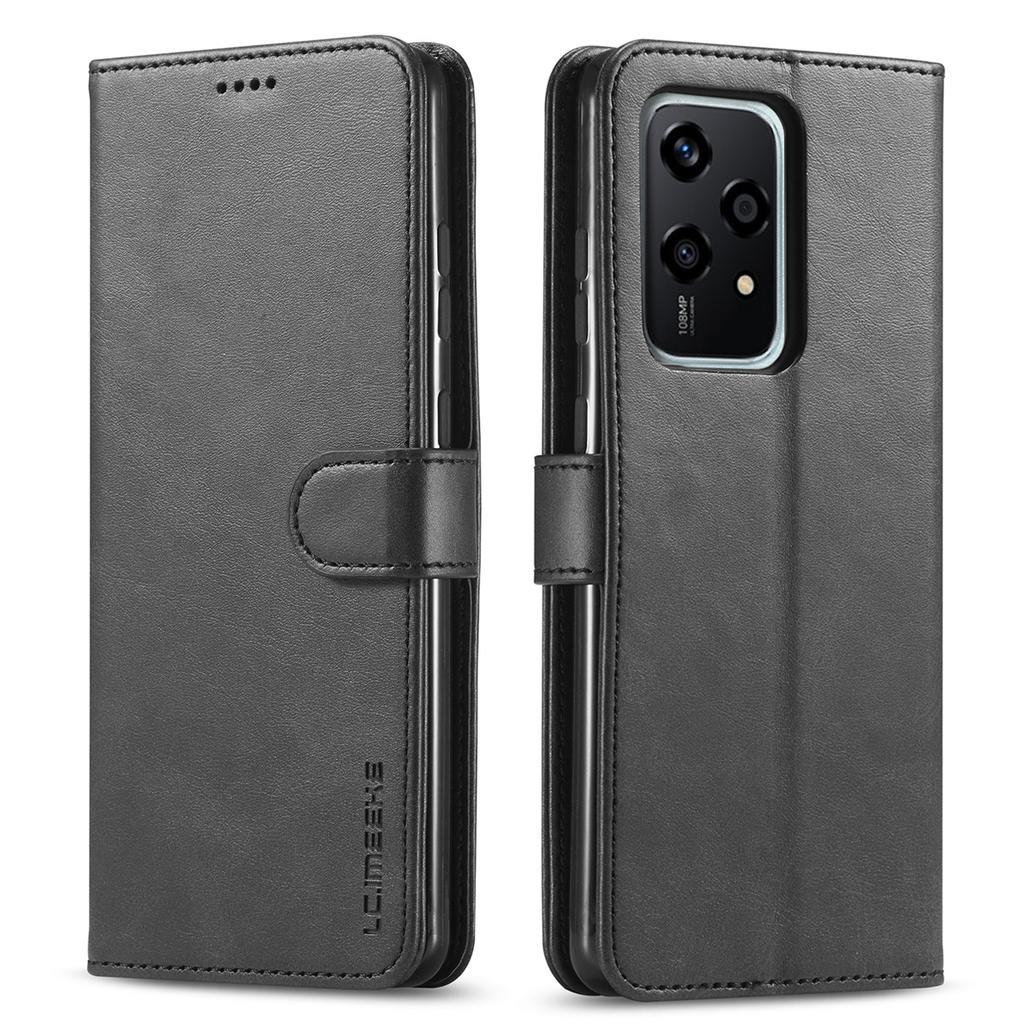 LC.IMEEKE Чехол для Honor 200 Lite Текстура теленка Магнитная застежка Подставка Чехол для телефона