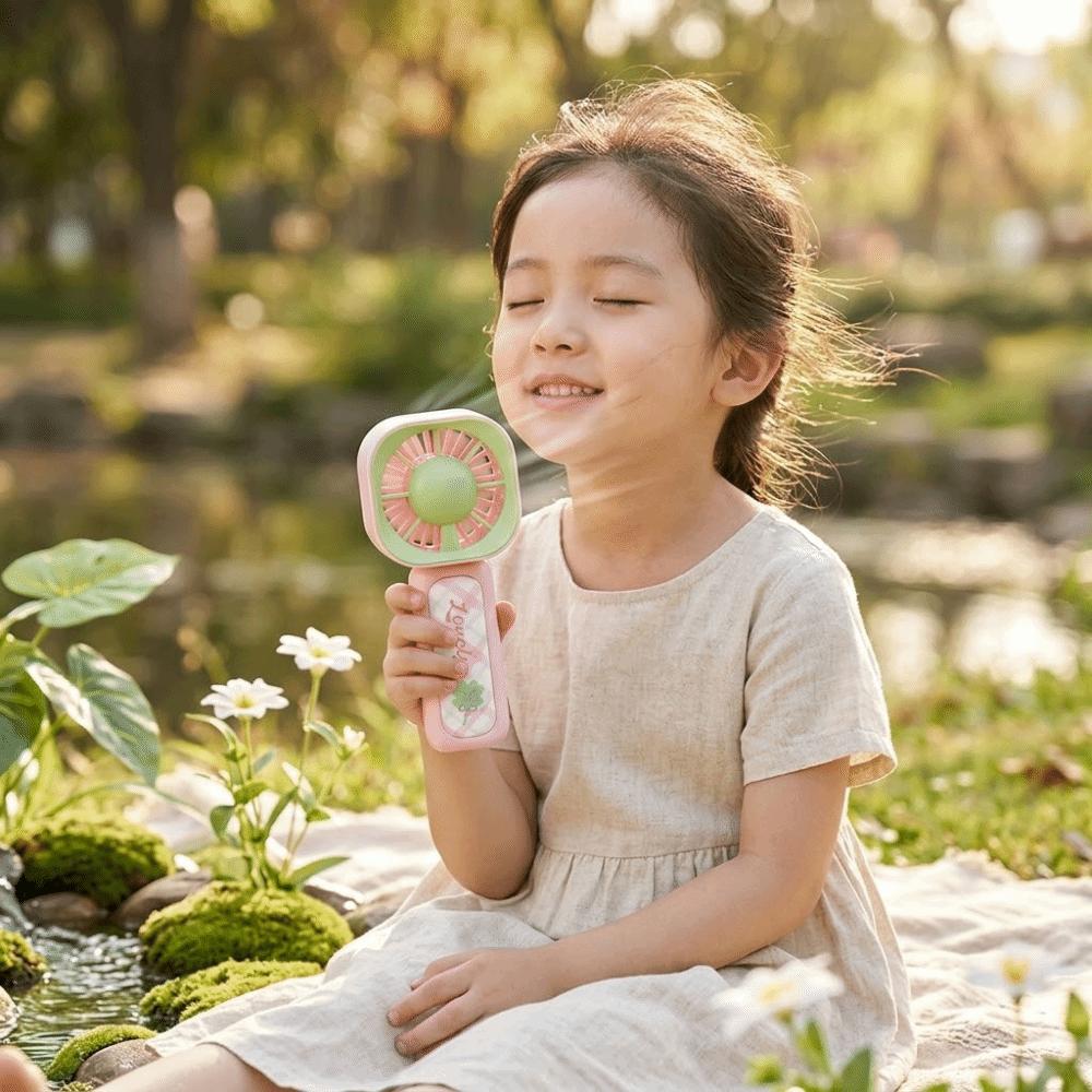 Strong Airflow High Speed Fan Quiet Operation Portable Fan Portable Handheld Mini Fan Student Use