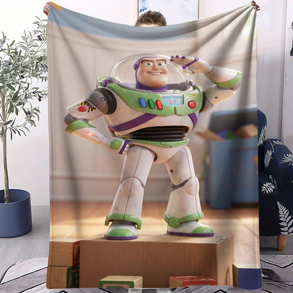 Toy Story Small Cover Blanket Soft Comfortable Skin Friendly For Bed Bedroom Dorm Sofa Office Car Lunch Camping Nap Kids Gift