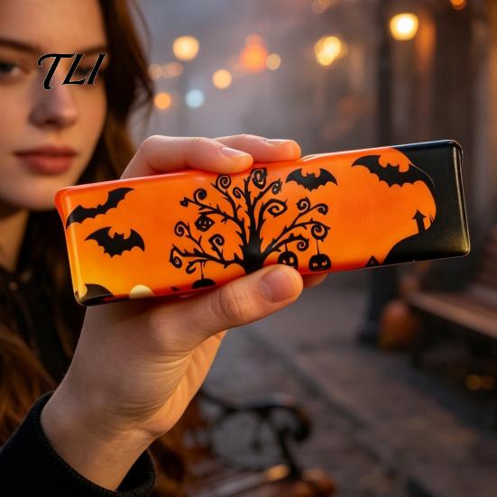 Halloween Squeeze Toy Stress Relief Toy, Colorful Butter Stick Sensory Slow Reduction Tools Rise Bar-shaped Fidget Desk Party Favors for Adults Kids