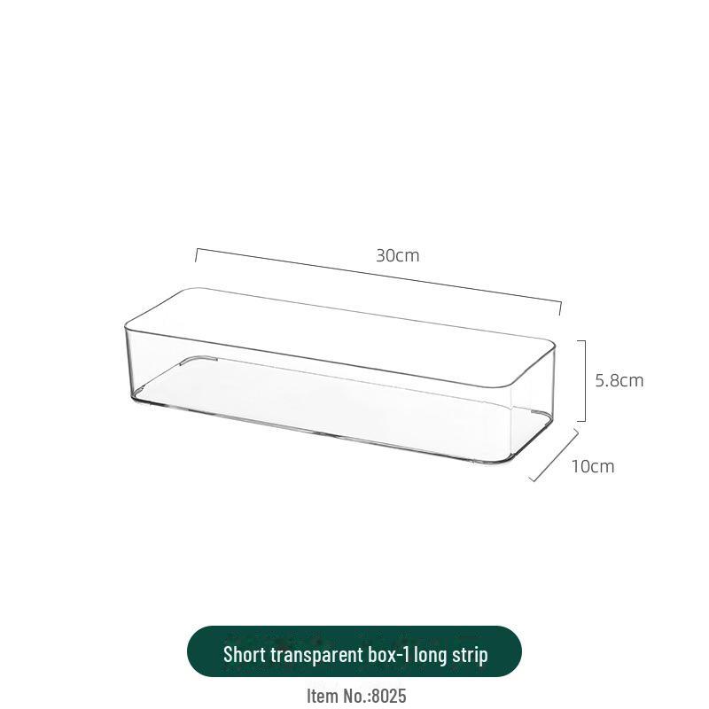 Refrigerator Storage Drawer Box, Food-Grade Transparent PET Basket