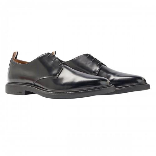 Hugo Boss Mens Larry Leather Derby Shoes