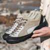 FashionFashion Wear-Resistant Woodland Casual Shoes Mens Lace Up Outdoor Footwear Non-Slip Treking Sneakers Suede Leather Hiking Shoes
