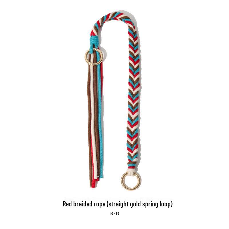 SP-109: Versatile Hand-Woven Shoulder Straps with Creative Contrasting Colors, Ideal for Bags and Single Shoulder Styles.