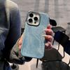 Липкий джинсовый узор подходит для чехла на телефон iPhone16 с вырезами для кнопок, противоударный, Apple 17, чехол с продвинутым дизайном, 15