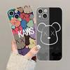 Модный K-Kaws Чехол для телефона Для IPhone 17 16 15 14 13 11 12 Pro Max 16 Plus Прозрачный