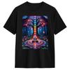 Tree Of Life Chakra Symbols Zen Yoga Meditation Spiritual T Shirts  100% Cotton Clothes Short Sleeve Round Neck Tee Shirt