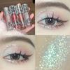 Liquid Eyeshadow Pearlescent Shimmer Long Lasting Monochrome Pearly Fine Sparkling Sequins Eye Shadow Highlighter Quick Drying