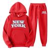 2026 Mens Hooded Tracksuit Set Fleece Sweatshirt Sportswear Casual Wear