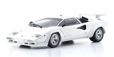 Kyosho Оригинальный масштаб Lamborghini Countach LP400S Белый Готовое изделие KS08320WFL 1/18