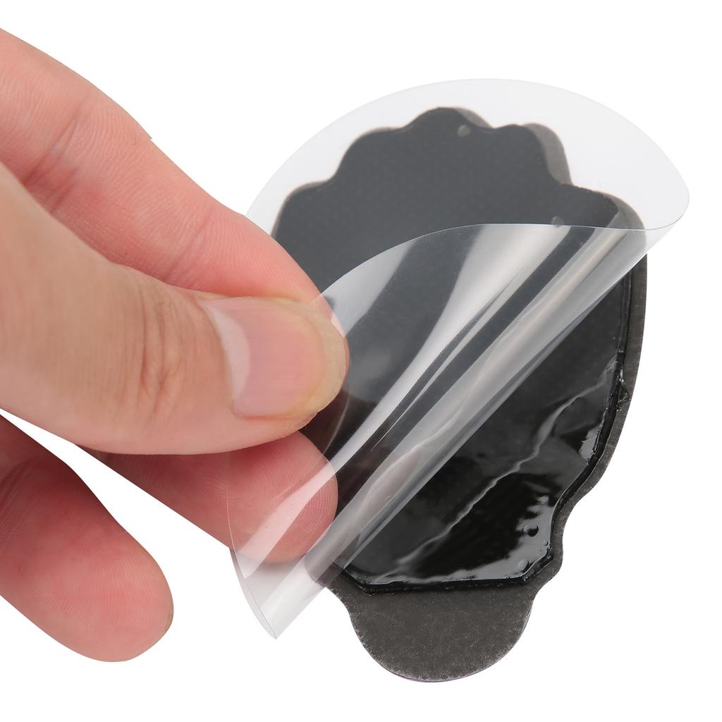 20 шт. нетканые пуговичные электродные подушечки ручной формы для массажной терапии TENs EMS фиолетового цвета