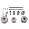 7PCS Hole Saws and 3PCS Connecting Rods Electric Hammer Hole Drilling Cutter Kit for Concrete Brick Cement Wall 30 110mm
