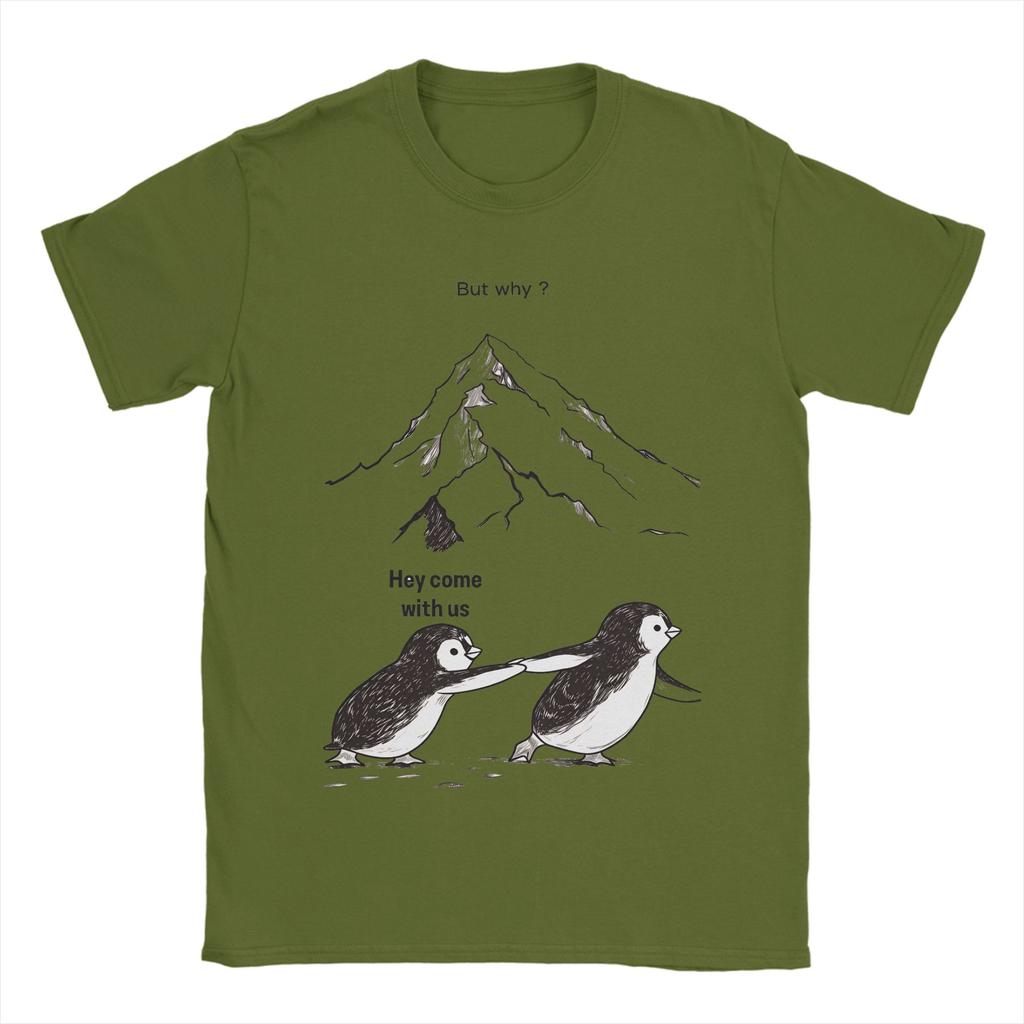 Funny Nihilist Penguin  TShirts Men O Neck 100 Cotton T Shirt  Short Sleeve Tee Shirt Printing Tops