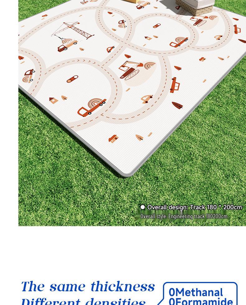 Foldable Waterproof Outdoor Picnic and Beach Mat - Portable, Moisture-Proof Camping Mat