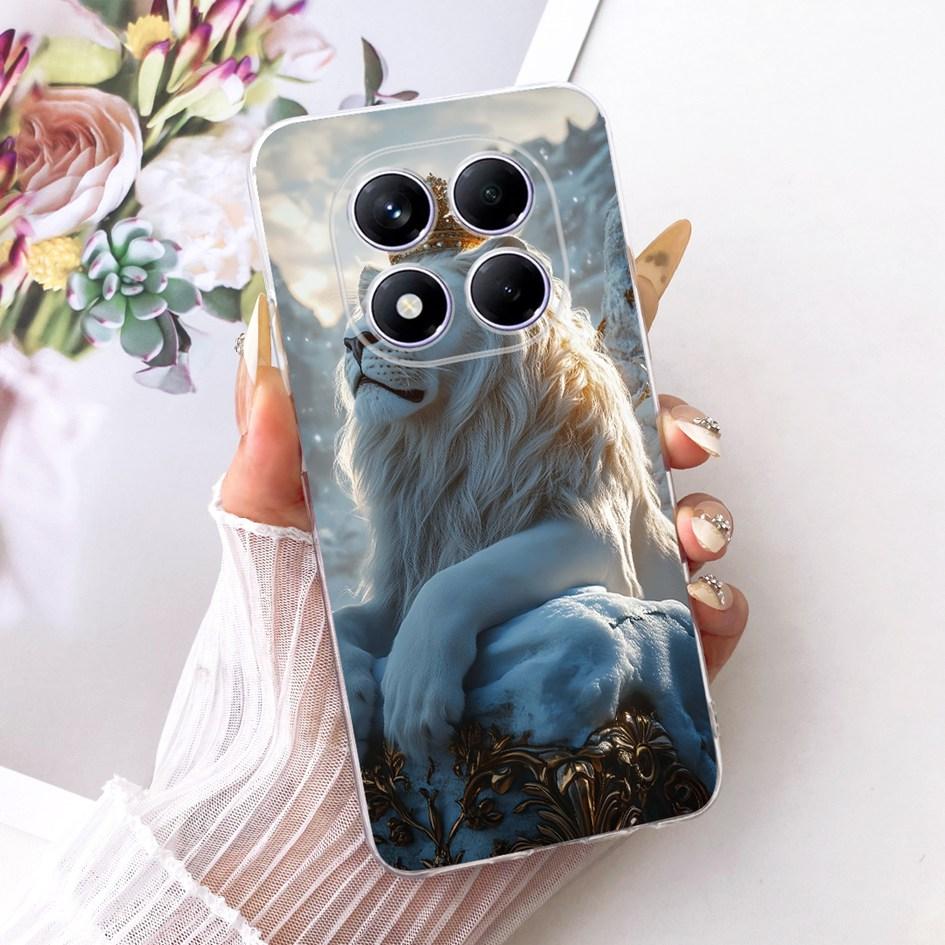 For Xiaomi Redmi Note 14 Pro Plus 5G Case Luxury Cartoon Lion Dragon Cover Soft Slim Silicone Funda For Redmi Note 14 Pro Bumper