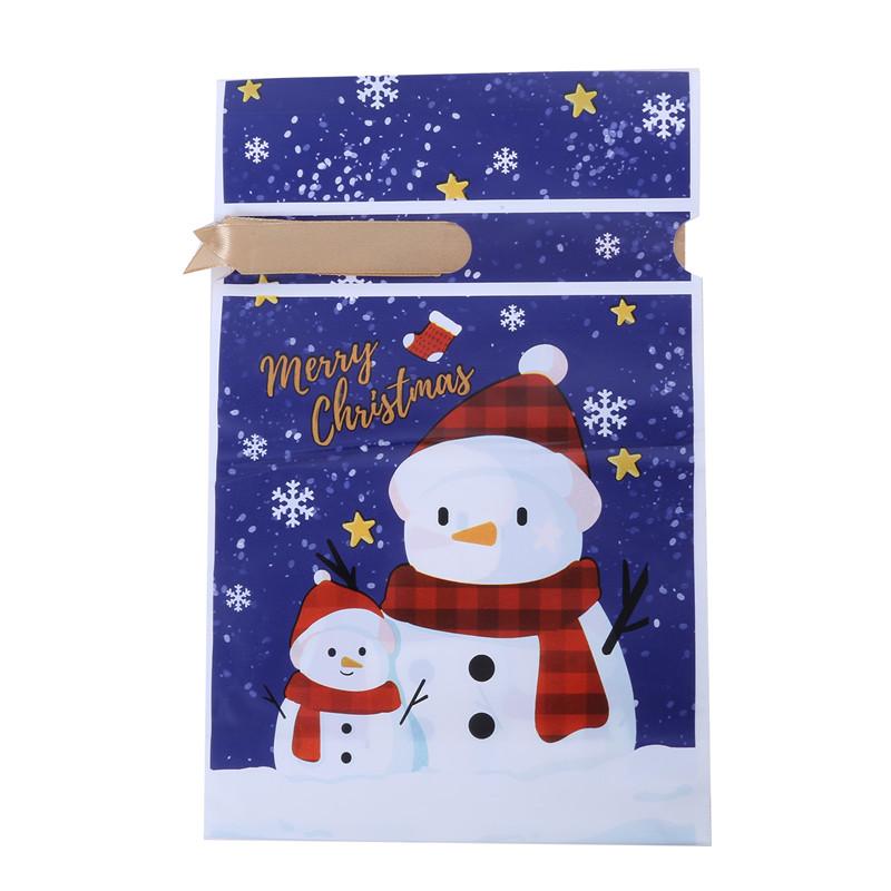 50 шт. рождественские конфетные пакеты для сладостей милые подарочные пакеты со шнурком для подарков на свадьбу