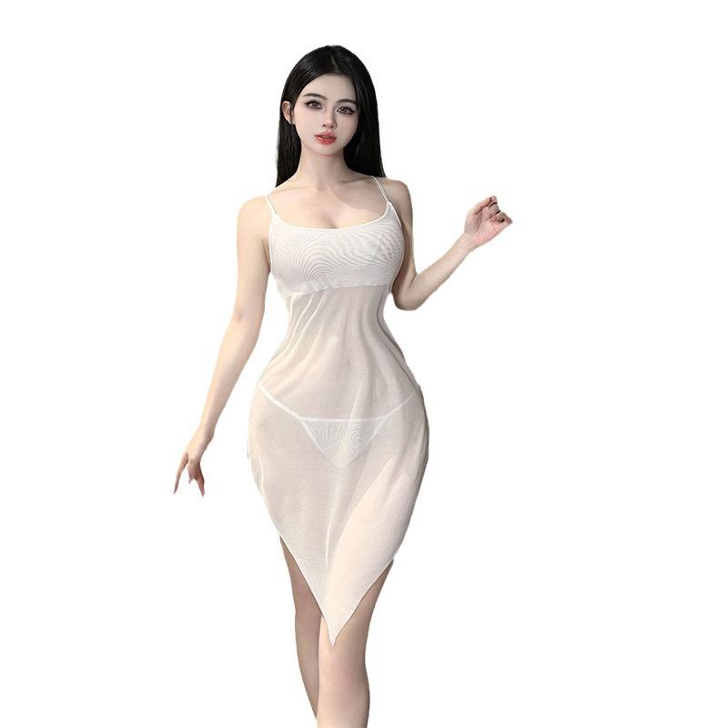 Sex Underwear Sexy Ultra-thin Free Perspective Tight Suspender Dress Pure Desire Bed Passion Woman