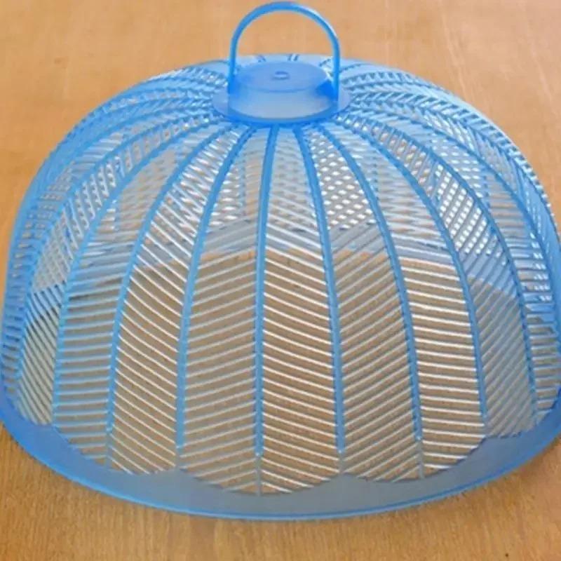 Пластиковая крышка стола, круглая противомоскитная кухонная утварь, кухонные принадлежности, сетчатые чехлы для блюд для пикника B