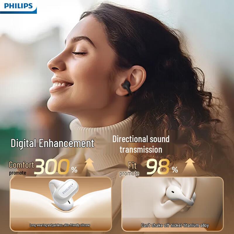 Philips TAT2469 Ear Clip Bluetooth Sports Earphones