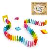 Domino Set - SHOP-STORY - Domino Cascade 123 Pieces - Multicolor - Durable Wood - Educational