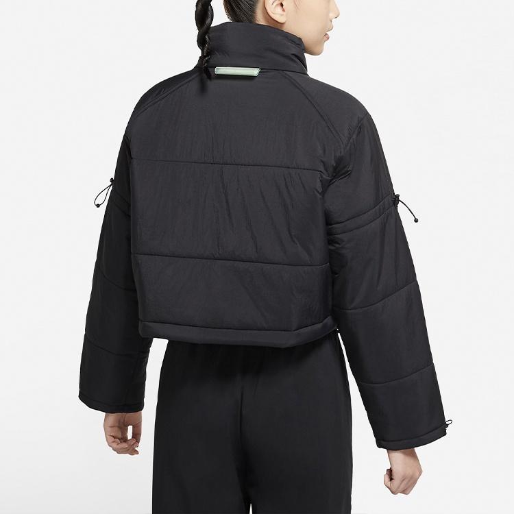 Nike Puffer Jackets Women's Black Stand Collar Thickened Other DH1367-010