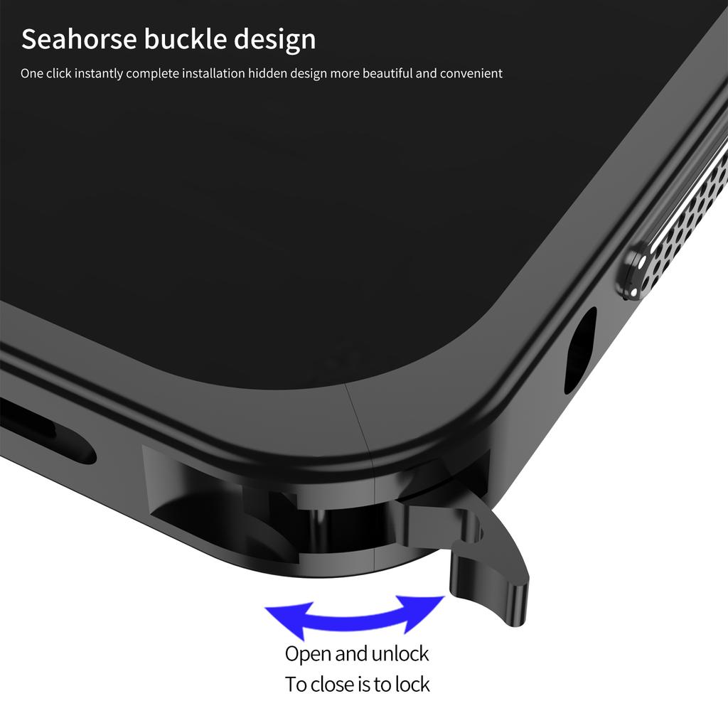 Бамперы для Google Pixel 9 Pro XL Металлическая рамка Чехол для отвода тепла с защитой объектива